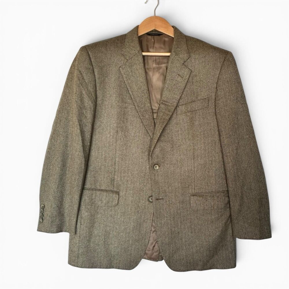 Brooks Brothers Golden Fleece x Loro Piana Men's 43R 100% Cashmere Blazer Brown